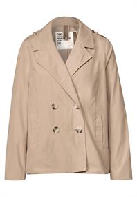 Doppelreihiger Trenchcoat desert beige