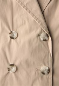 Doppelreihiger Trenchcoat desert beige