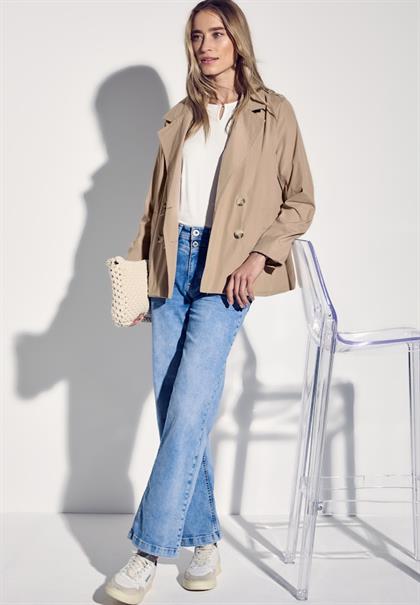 Doppelreihiger Trenchcoat desert beige