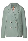 Doppelreihiger Trenchcoat mint green