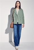 Doppelreihiger Trenchcoat mint green