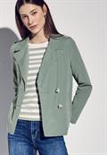 Doppelreihiger Trenchcoat mint green
