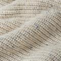 Double collar half zip knit whitebait