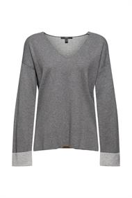 Doubleface-Pullover aus Bio-Baumwoll-Mix gunmetal 2