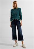 Doubleface Pullover deep lake green