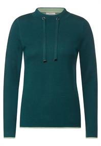 Doubleface Pullover deep lake green
