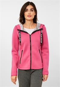 Doubleface Scuba Jacke deep rose