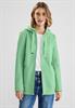 Doubleface Sweatjacke light brisk green
