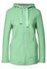 Doubleface Sweatjacke light brisk green