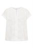 Dropped Shoulder Bluse mit Embroidery vanilla white