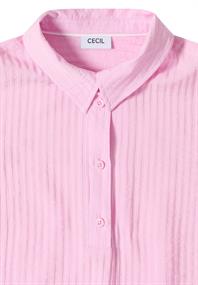 Dropped Shoulder Bluse mit Struktur light blush rose