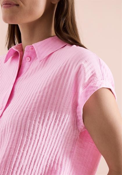 Dropped Shoulder Bluse mit Struktur light blush rose