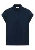 Dropped Shoulder Bluse mit Struktur universal blue