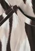 Dropped Shoulder Bluse mit Tapedetails espresso brown