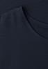 Dropped Shoulder Blusenshirt mit Rundhals deep blue