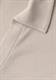 Dropped Shoulder Poloshirt mit Elastikbund clay sand