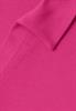 Dropped Shoulder Poloshirt mit Elastikbund magenta dream