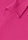 Dropped Shoulder Poloshirt mit Elastikbund magenta dream