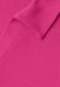Dropped Shoulder Poloshirt mit Elastikbund magenta dream