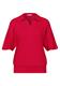 Dropped Shoulder Poloshirt mit Elastikbund salsa red