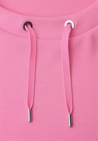 Dropped Shoulder Shirt im Silk-Look ibis rose