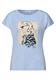 Dropped Shoulder Shirt mit Print calm blue