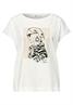 Dropped Shoulder Shirt mit Print off white