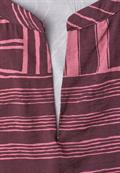 Dropped Shoulder Shirt mit Split Neck blush berry