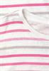 Dropped Shoulder Shirt mit Streifen magenta dream