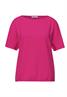 Dropped Shoulder Shirt mit Struktur magenta dream