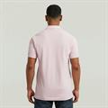 Dunda overdyed slim polo s\s burnished lilac gd