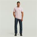 Dunda overdyed slim polo s\s burnished lilac gd