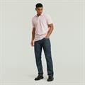 Dunda overdyed slim polo s\s burnished lilac gd