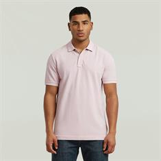 Dunda overdyed slim polo s\s burnished lilac gd