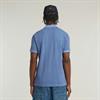 Dunda overdyed slim polo s\s dutch blue gd