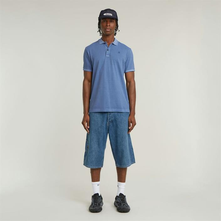 dunda-overdyed-slim-polo-s-s-dutch-blue-gd