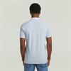 Dunda overdyed slim polo s\s lt wave gd