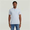 Dunda overdyed slim polo s\s lt wave gd