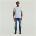 Dunda overdyed slim polo s\s lt wave gd