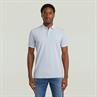 Dunda overdyed slim polo s\s lt wave gd