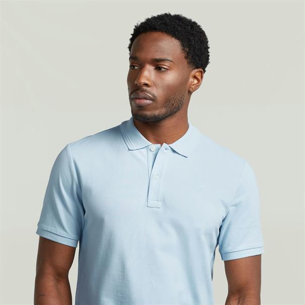 Dunda slim polo s\s baby blue