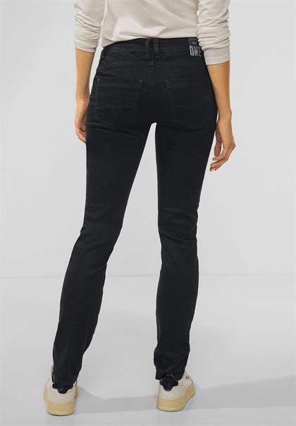 Dunkle Casual Fit Jeans deep black