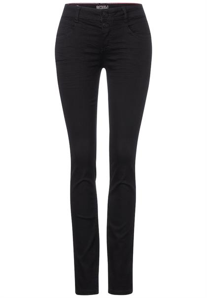 Dunkle Casual Fit Jeans deep black