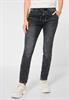 Dunkle Loose Fit Jeans black knit washed