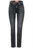 Dunkle Loose Fit Jeans black knit washed