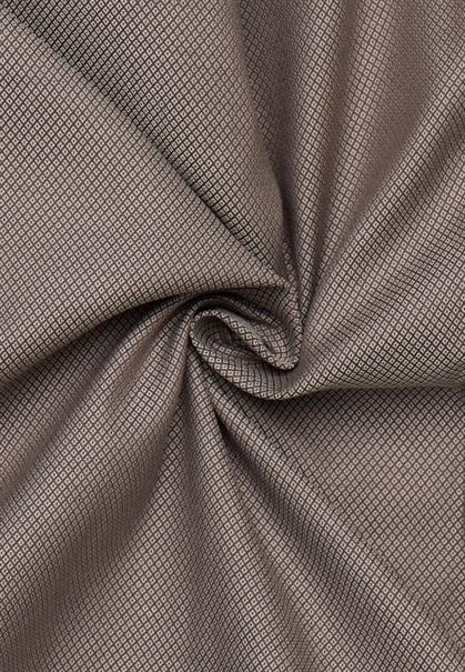 Dynamic Cotton Dobbydesign Langarm dunkelbraun