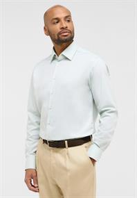 Dynamic Cotton Dobbydesign Langarm pistazie