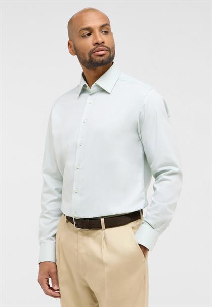 Dynamic Cotton Dobbydesign Langarm pistazie