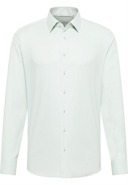 Dynamic Cotton Dobbydesign Langarm pistazie
