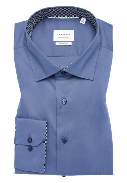 Dynamic Cotton Popeline Langarm denim